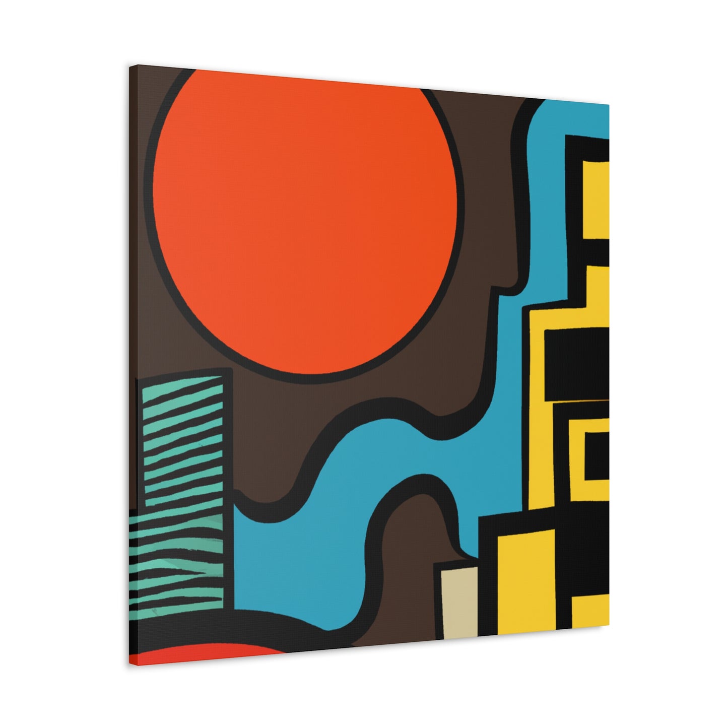 Fading Sunlight - Midcentury - Canvas