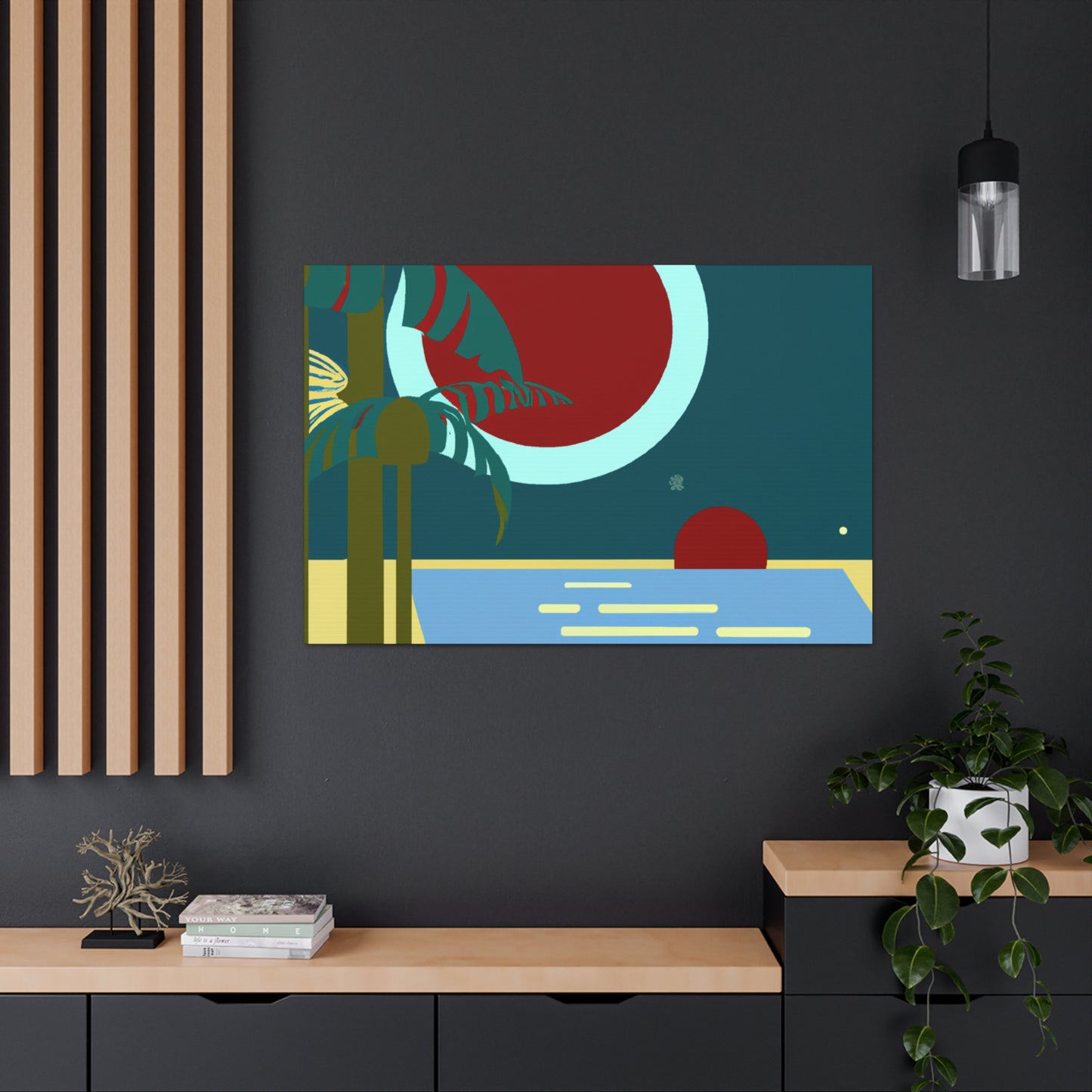 Fruitful Flickertail - Midcentury Canvas