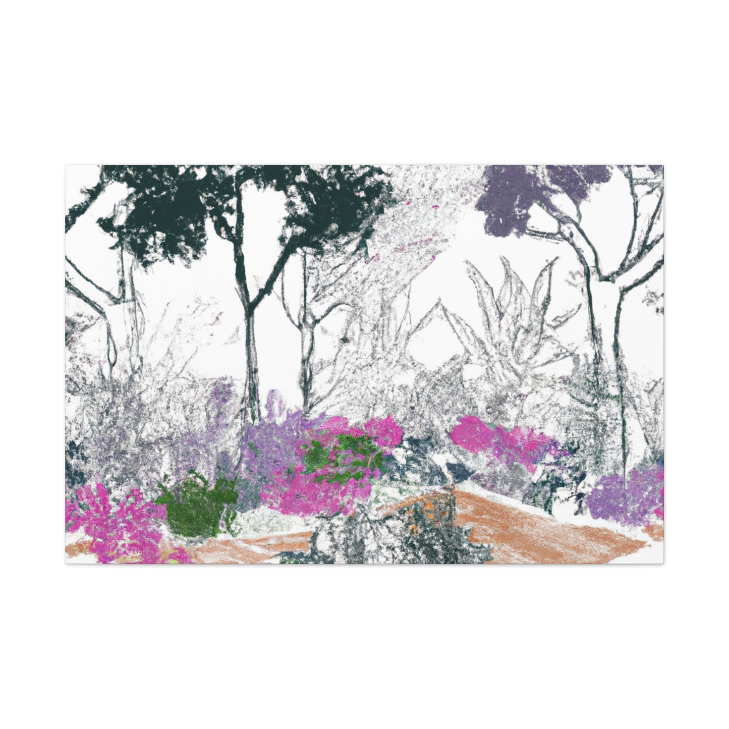 Garden Blooms - Landscape - Canvas