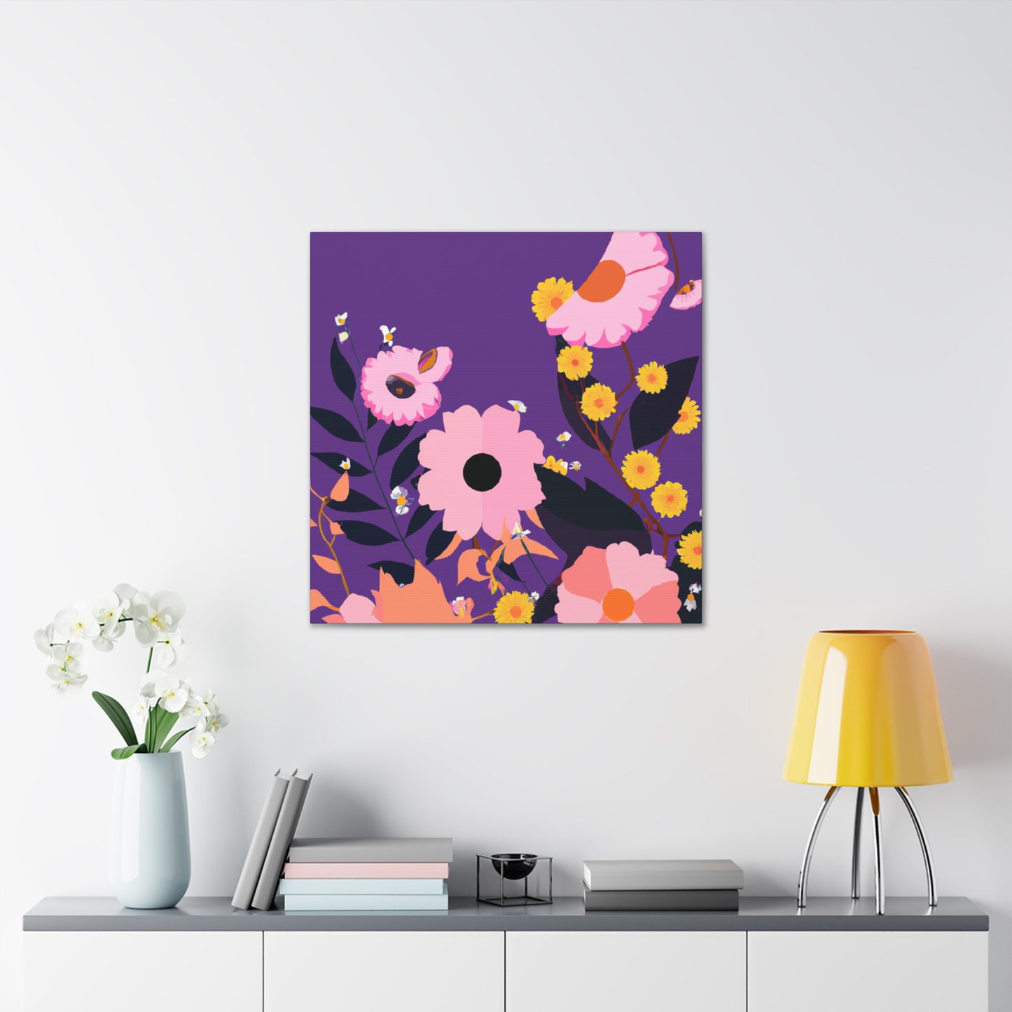 Blossomella - Floral - Canvas