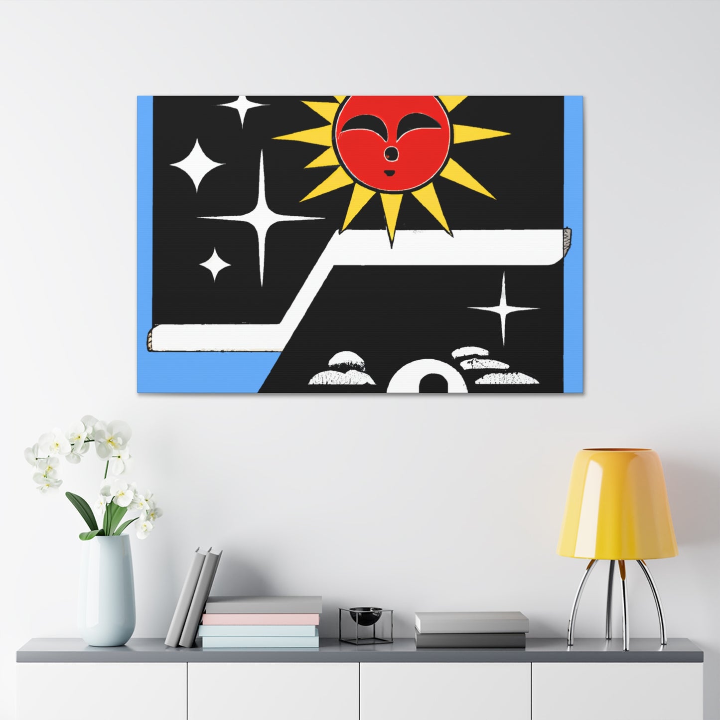 Cottontail Pouncer - Midcentury Canvas