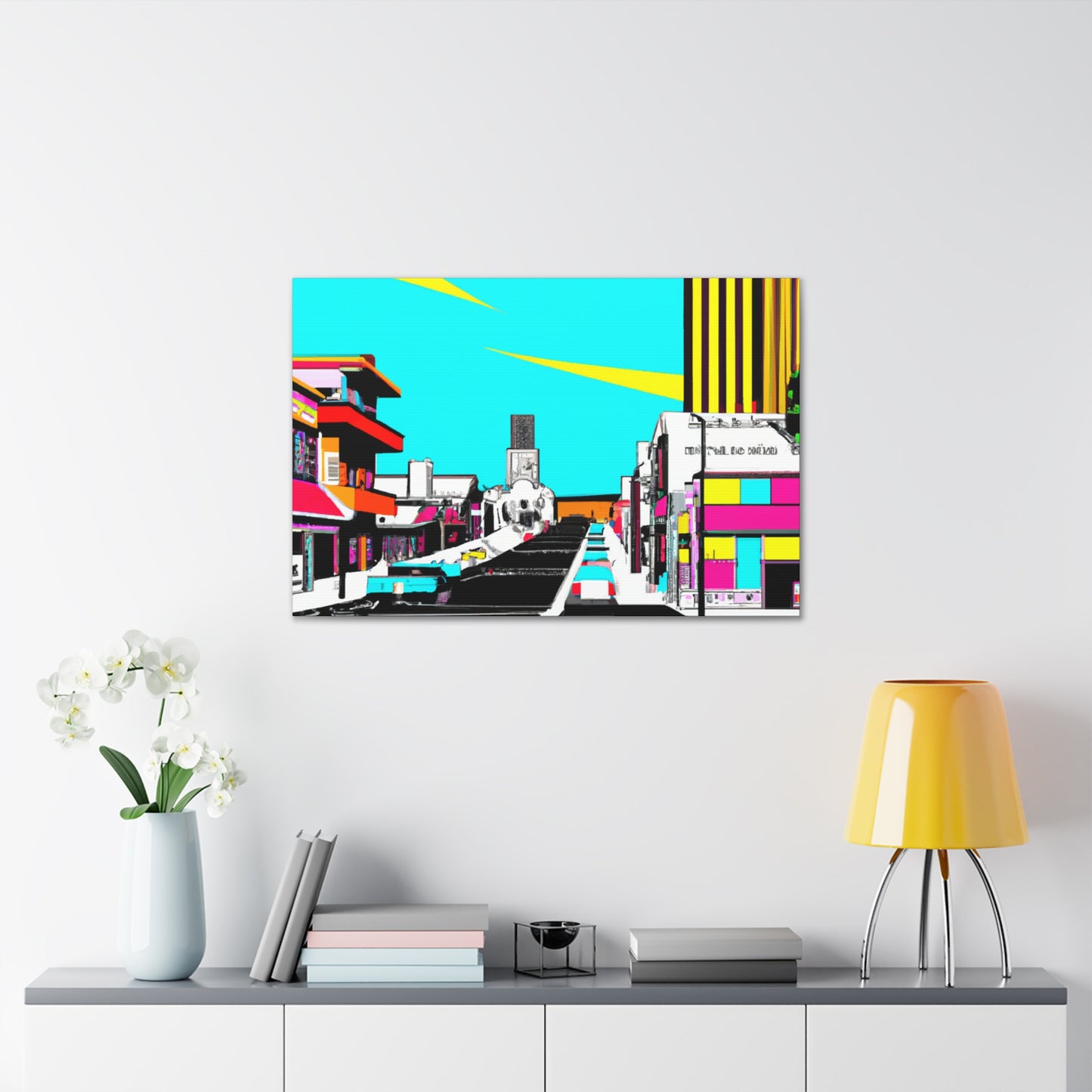 Futuristic Alley - Canvas Pop Art