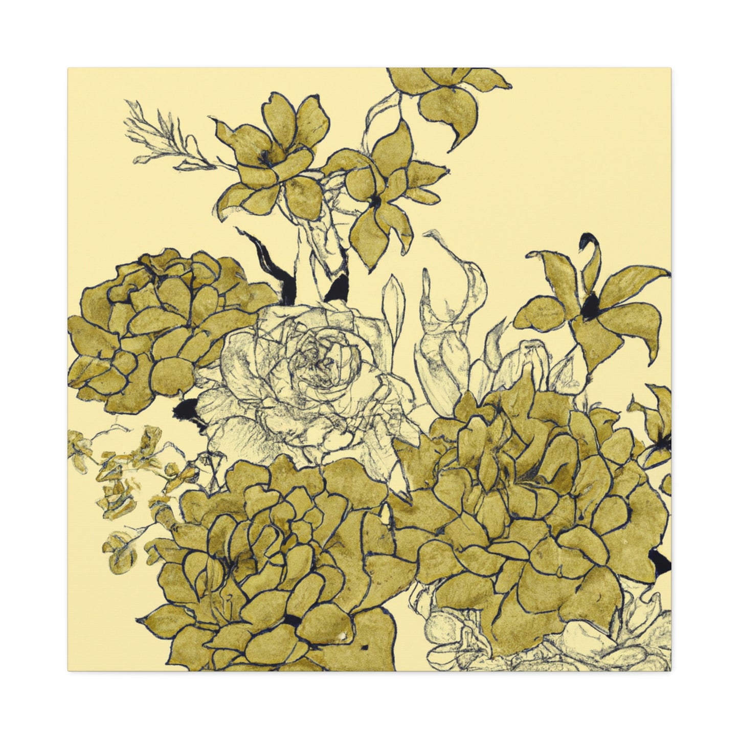 Blossomia - Floral - Canvas