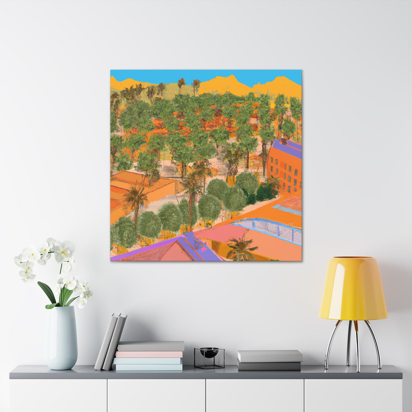 Desert Mirage - Architectural - Canvas