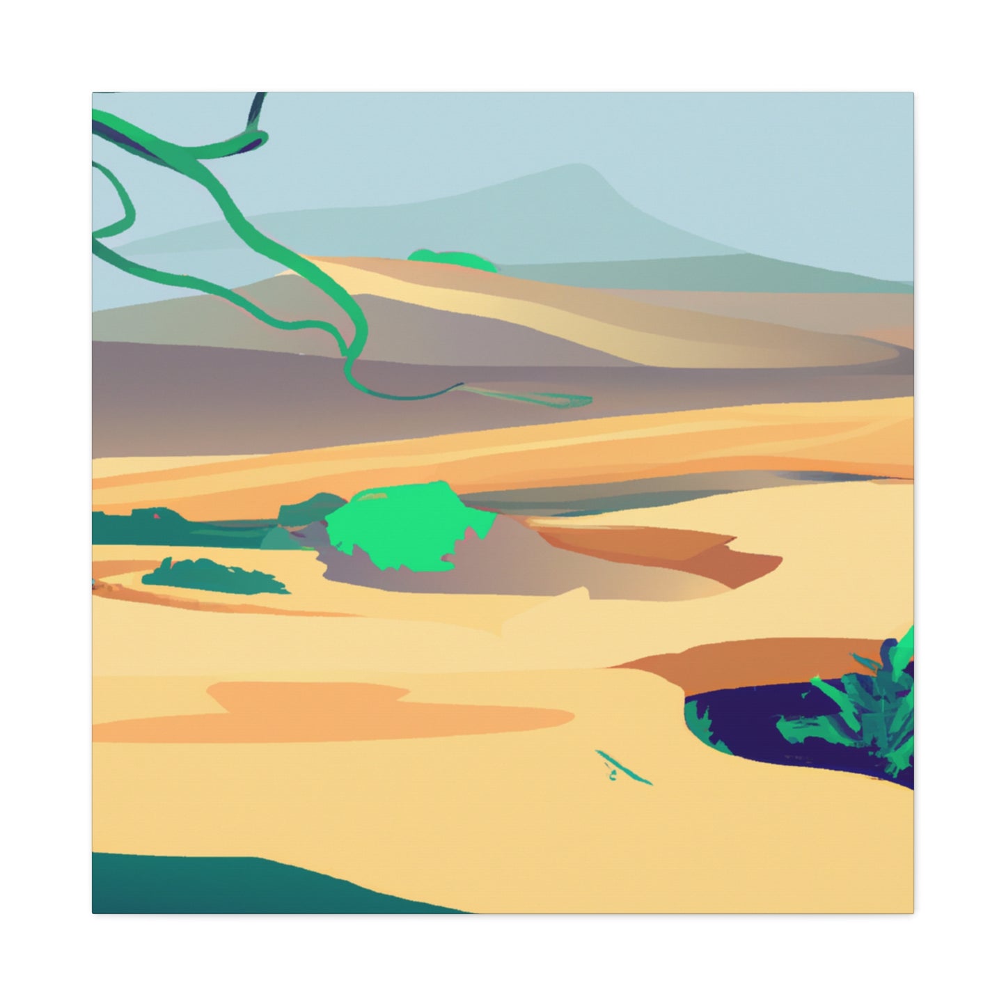Dune-scape Landscape - Canvas
