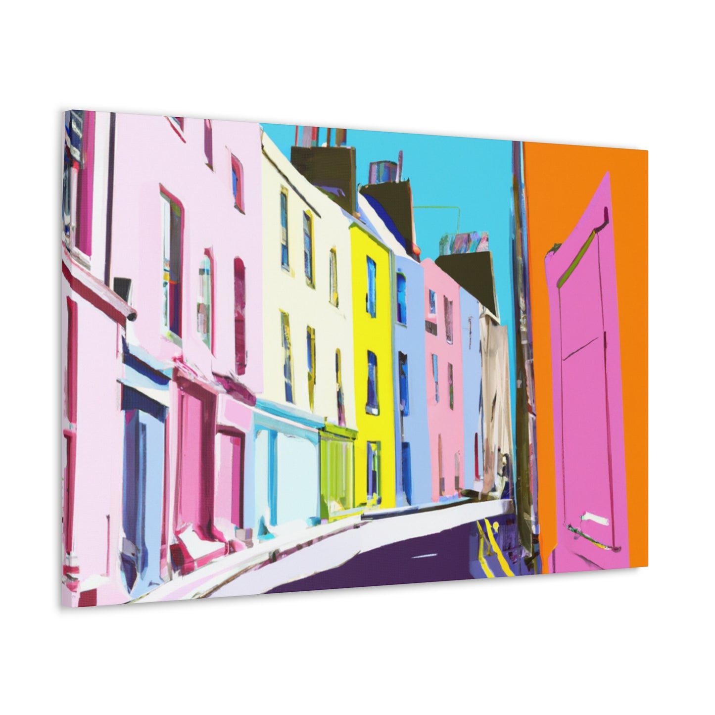 Magnolia City - New Orleans - Architectural - Canvas