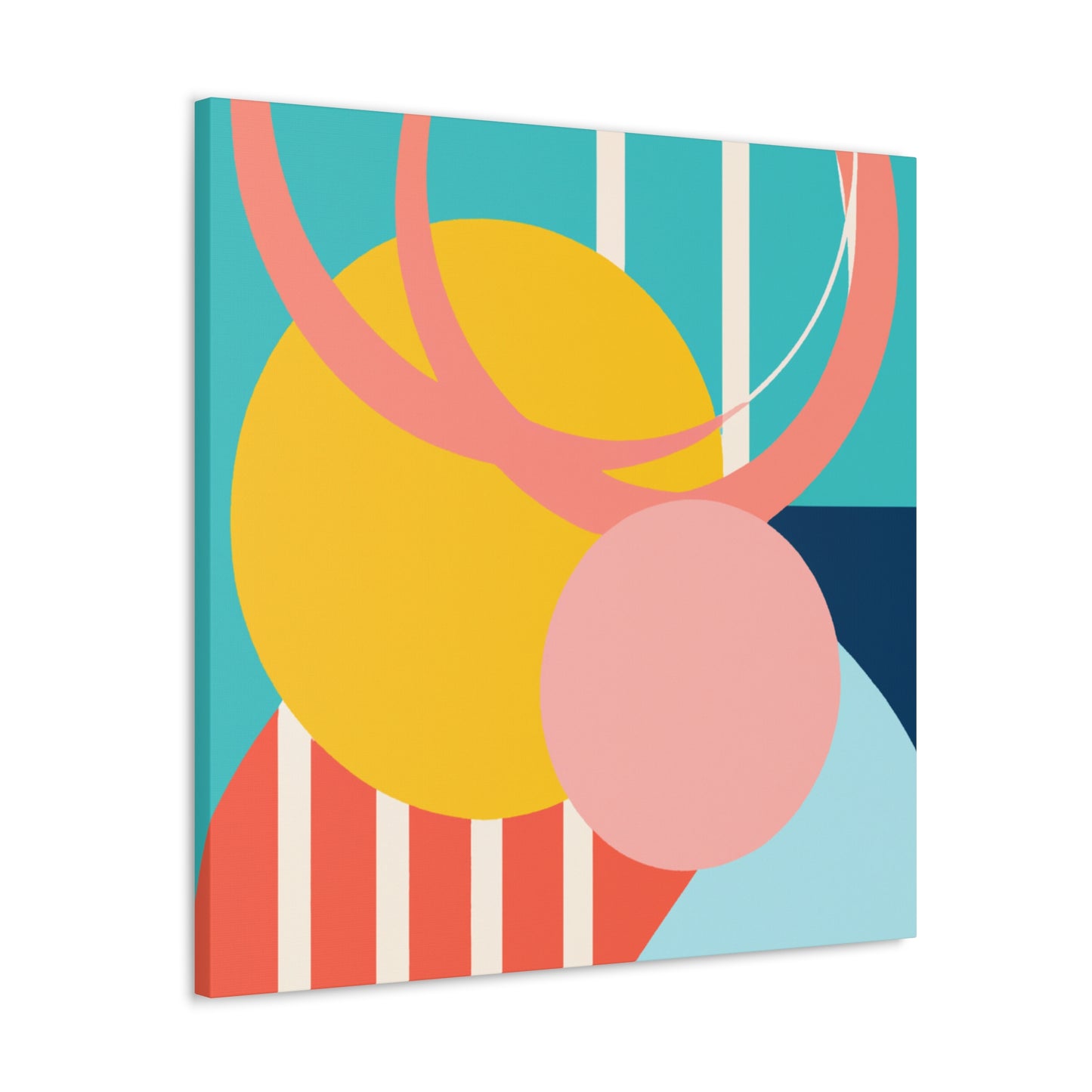The Hallowed Hearth - Midcentury - Canvas