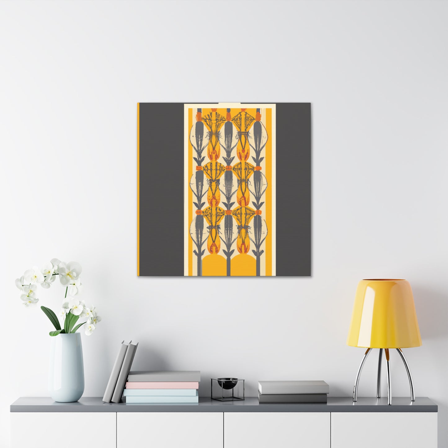 "Fuzzyjeepers" - MIdcentury Canvas
