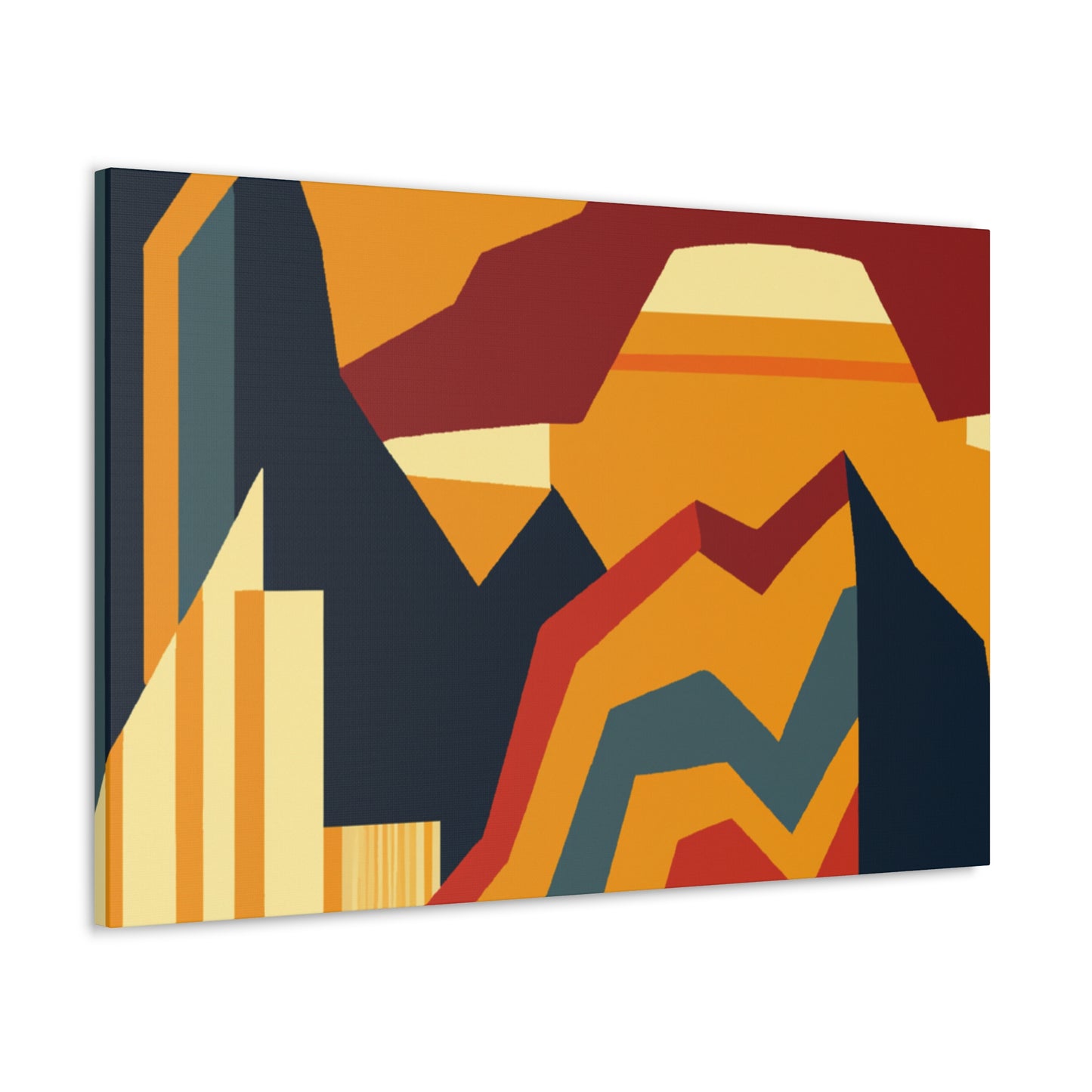 Barbicurl Lion - Midcentury Canvas - Abstract