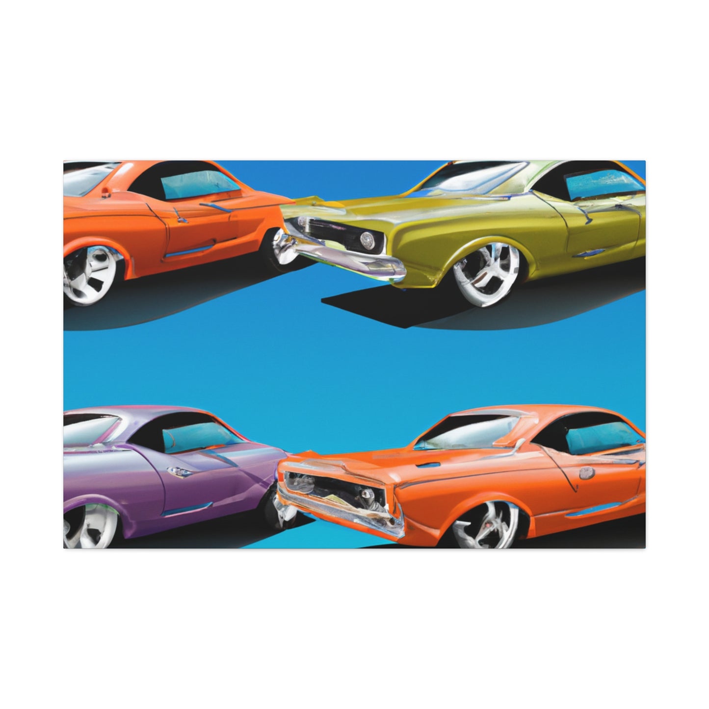Blue Streak - Automobile - Canvas