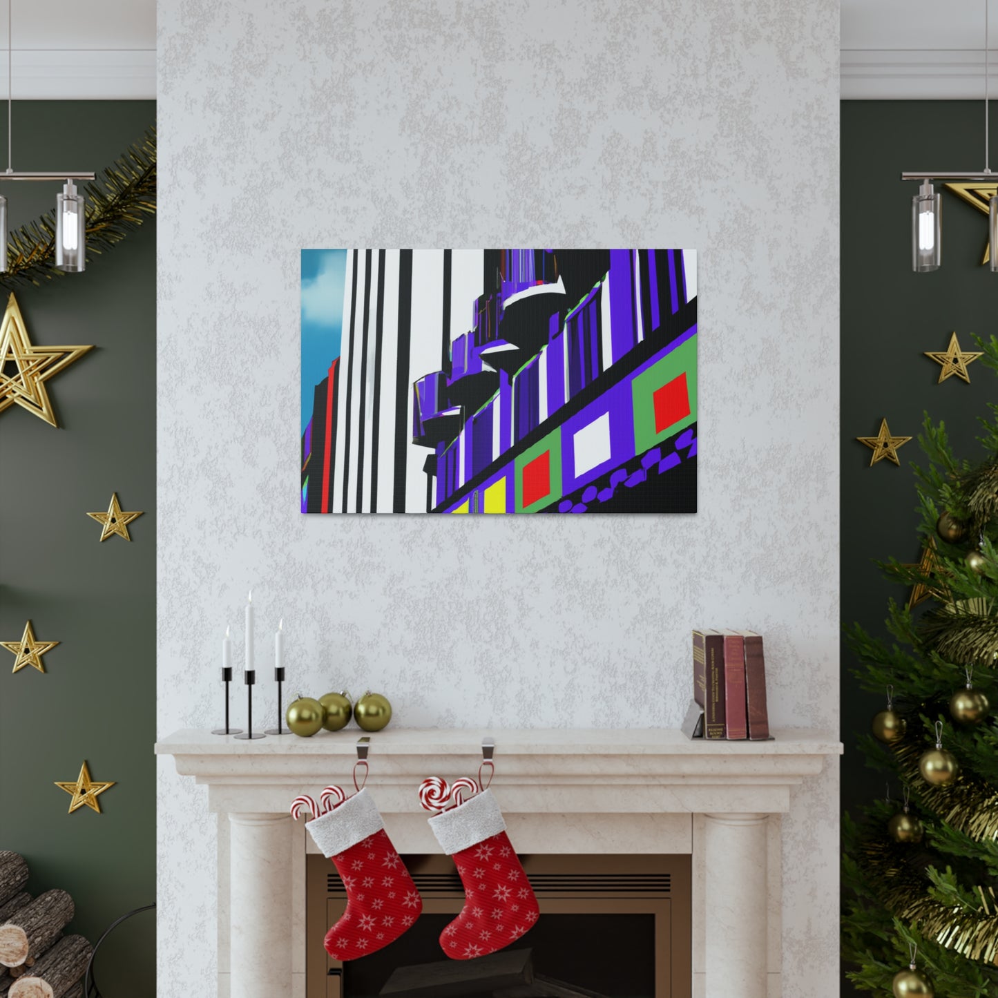 Lola's Fifties Follies. - Architectural Canvas Pop Art