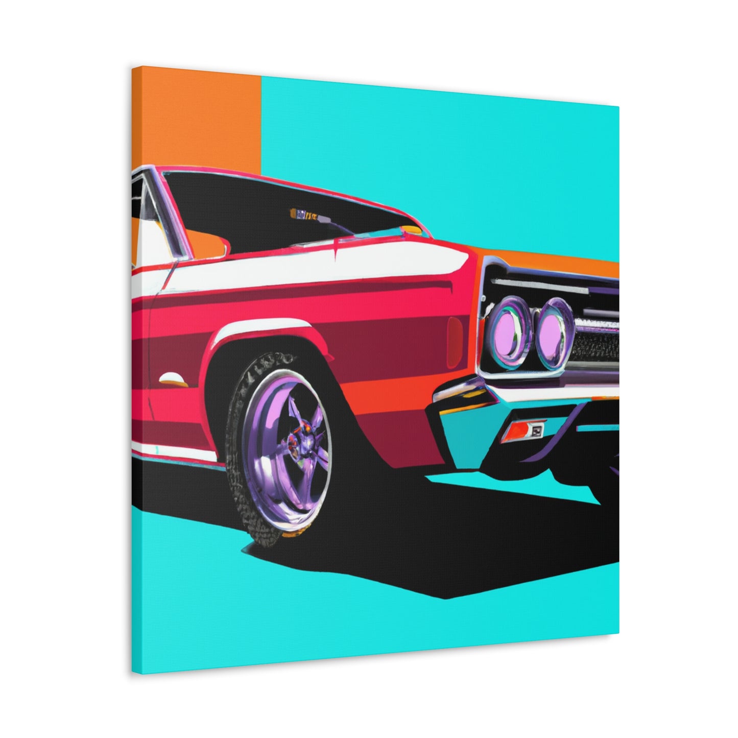 Fireball 500 - Automobile - Canvas