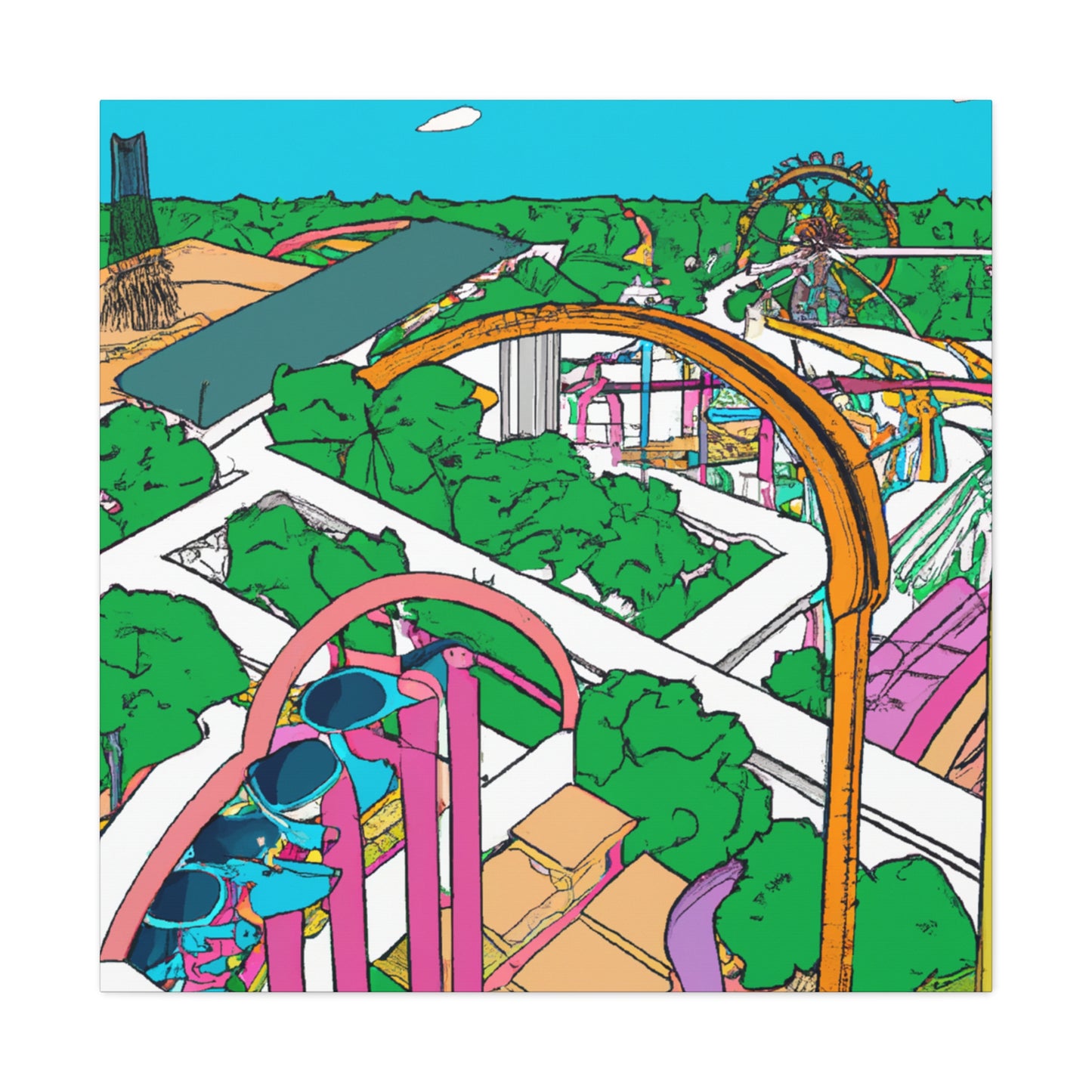 Fantasy Forests - Amusement - Canvas