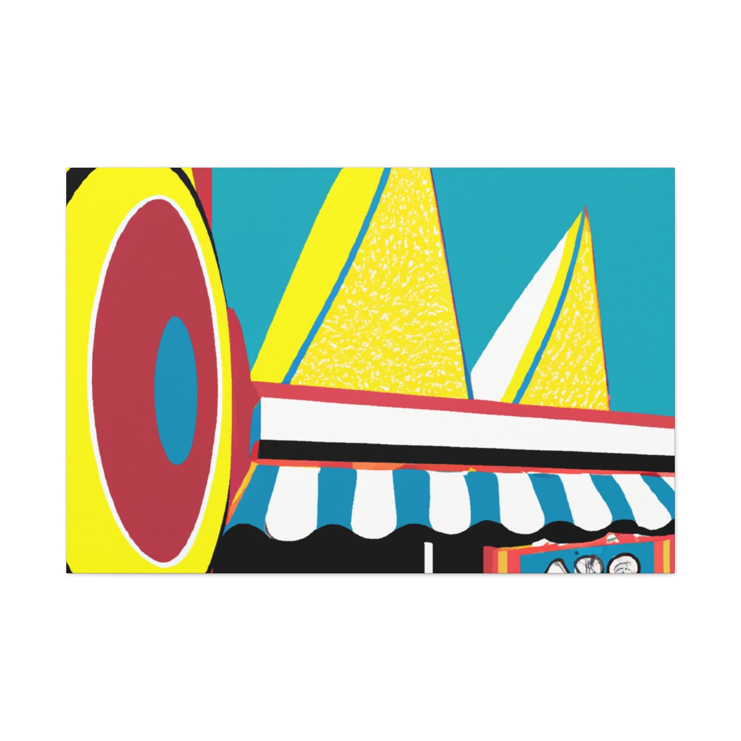 Sunshine Records - Canvas Pop Art
