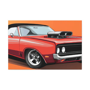 Crimson Rocket - Automobile. - Canvas