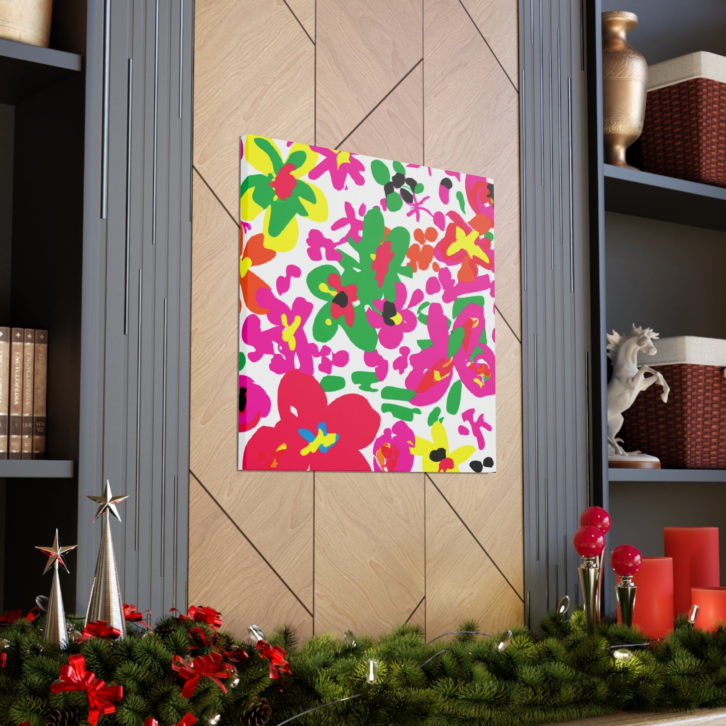 "The Bouquet of Spring's Blooms" - Floral Canvas