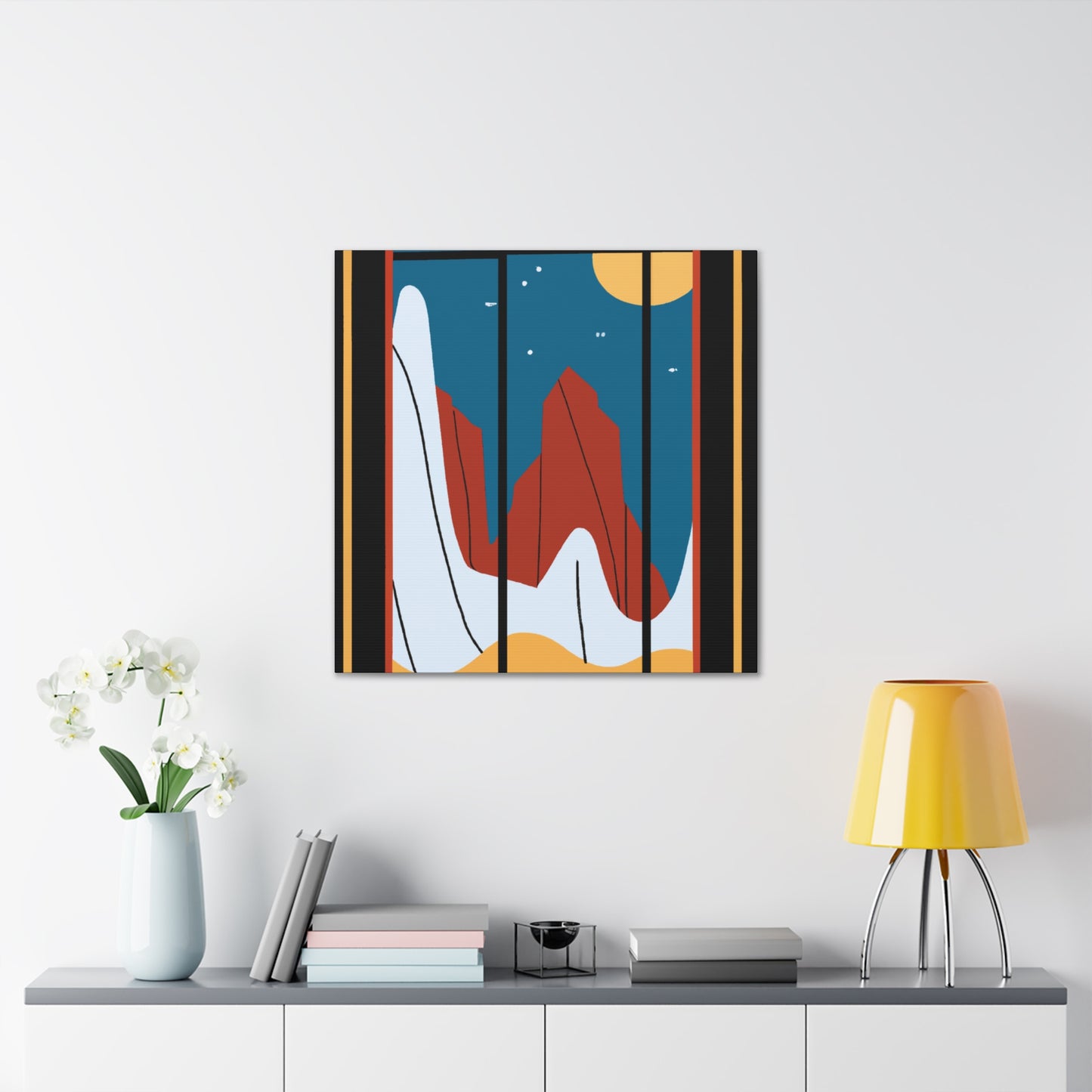 Metropolitan Melange - Midcentury - Canvas