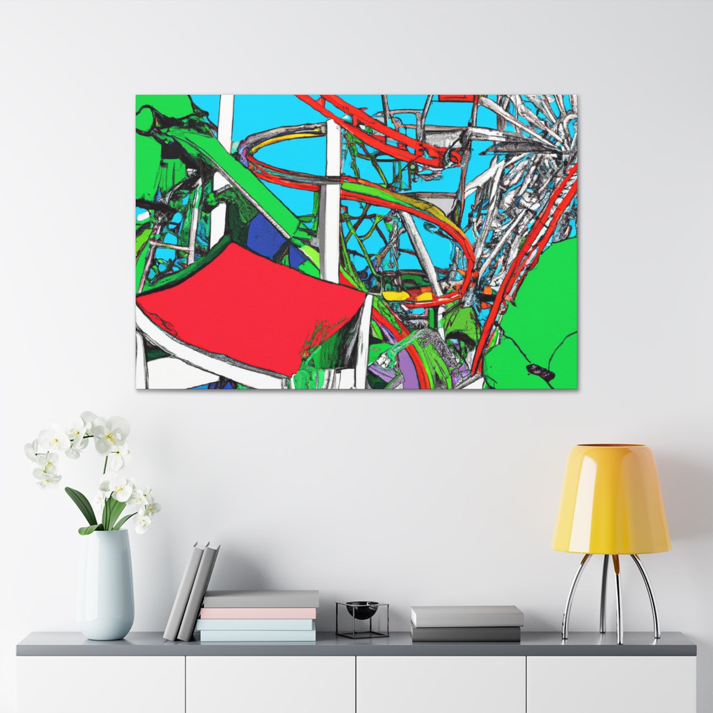 Arcadia Splashes - Amusement - Canvas