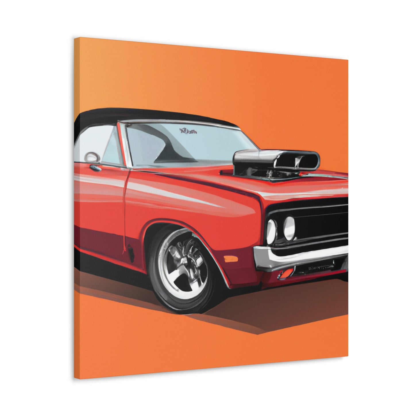 Crimson Rocket - Automobile. - Canvas