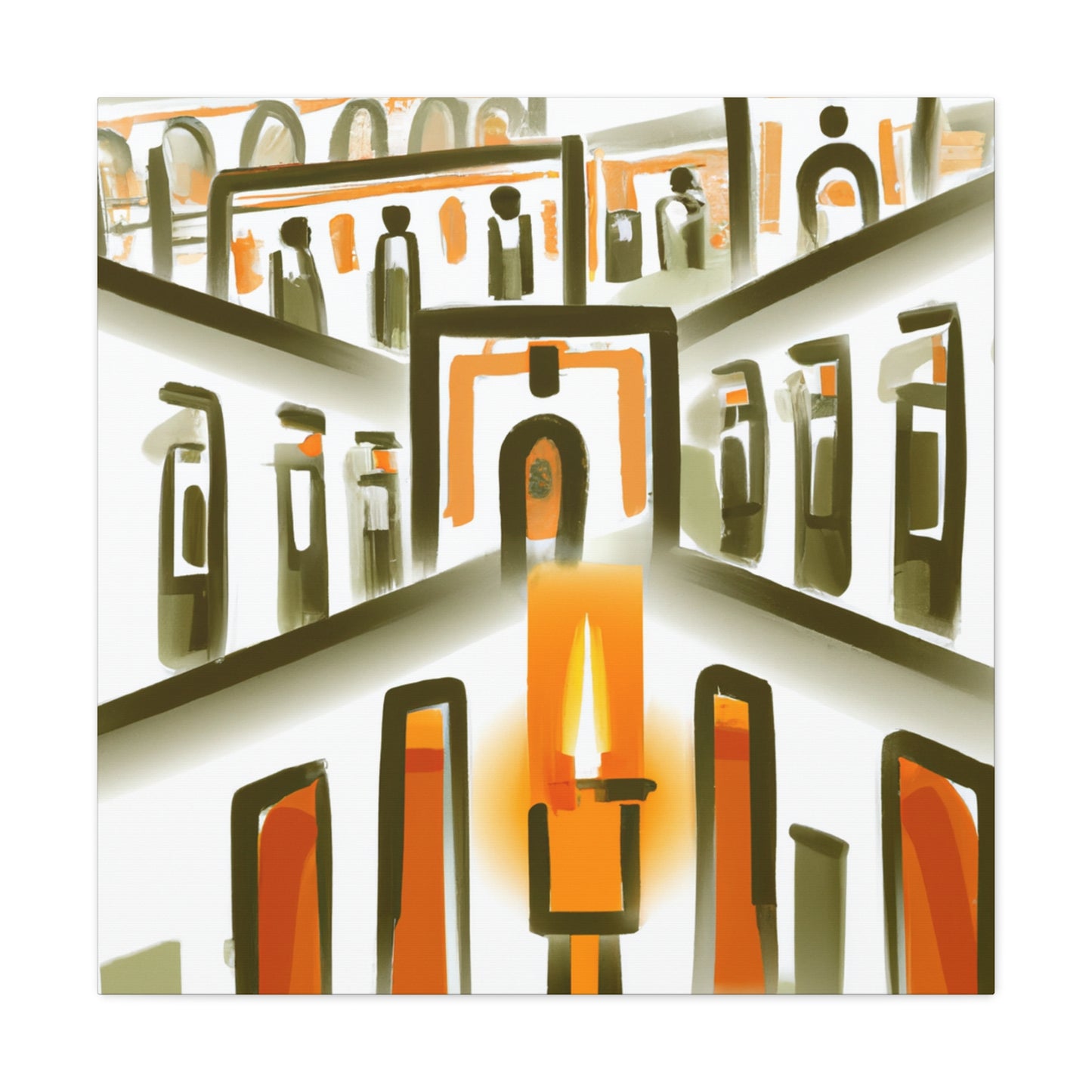 Spanish Flame - Canvas - Architectural