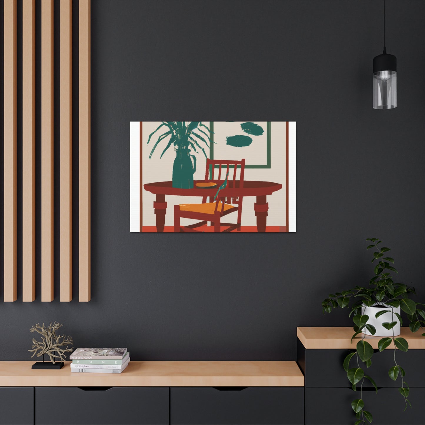 Swirlhorn - Midcentury Canvas