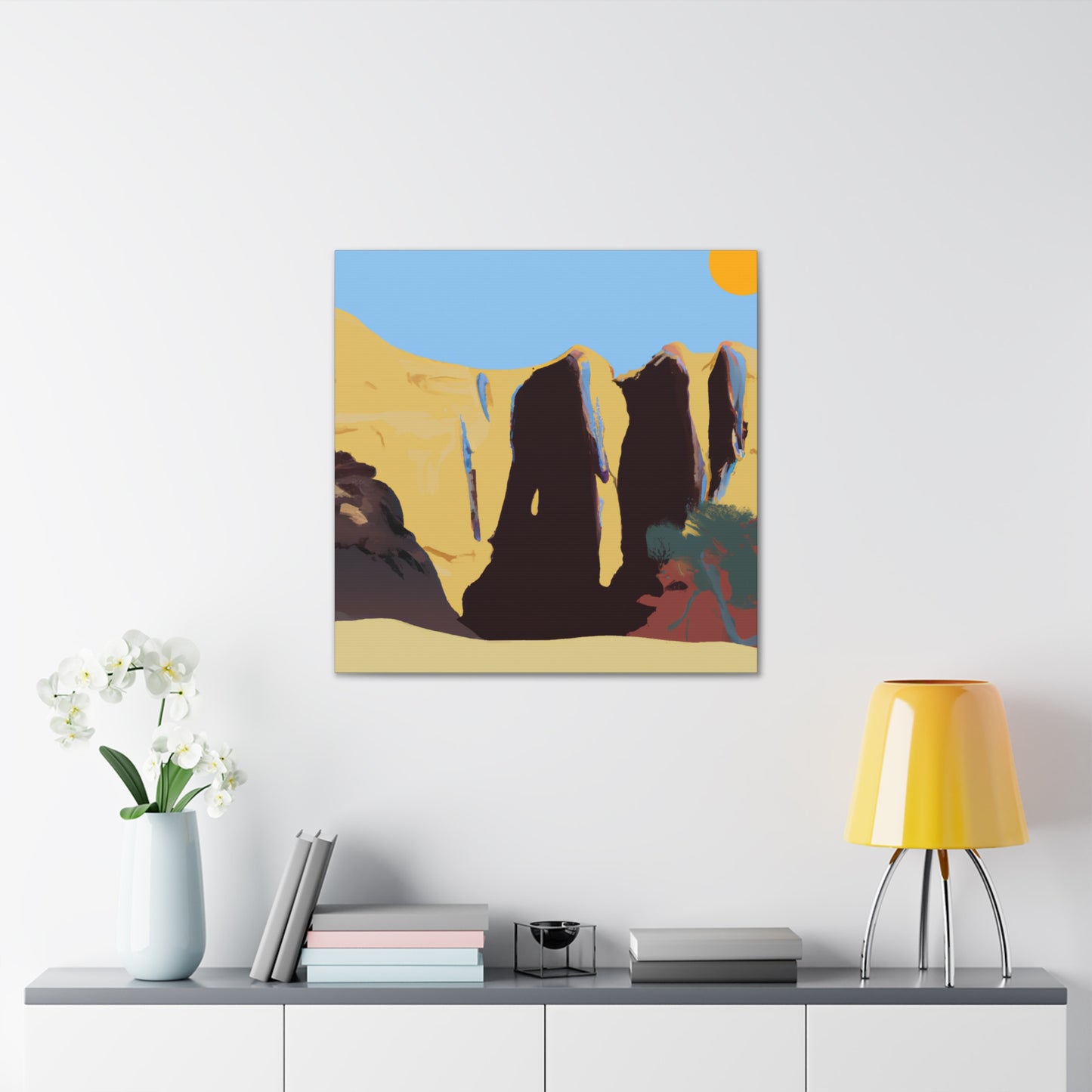 Desert Starlight - Landscape - Canvas