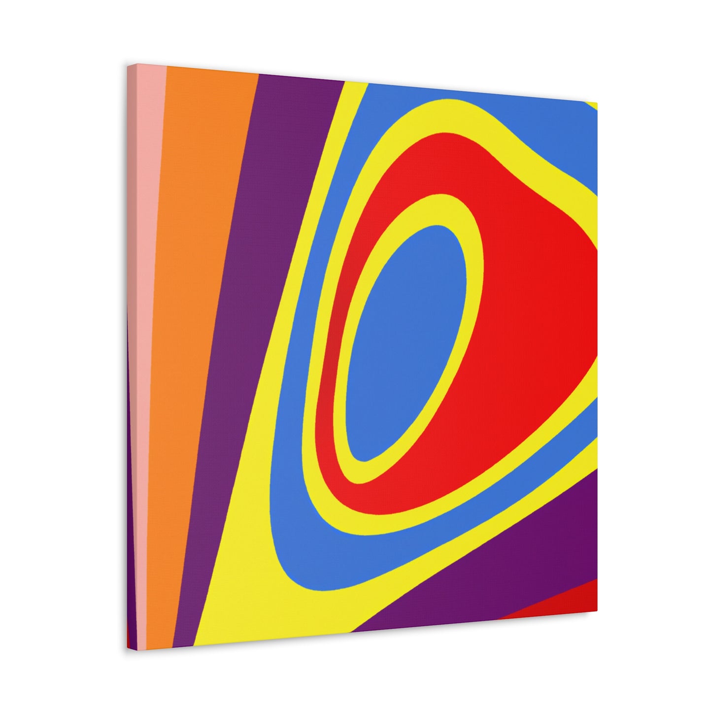 Aqua Sunray - Abstract - Canvas