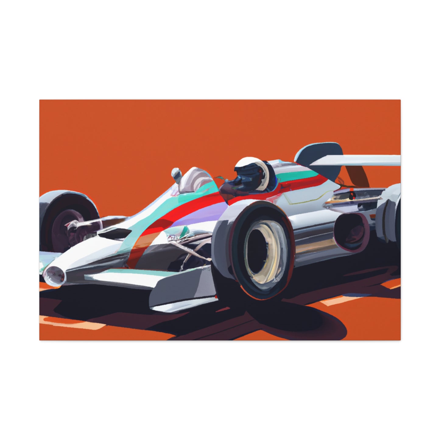 'Hotrod Harrier' - Automobile. - Canvas