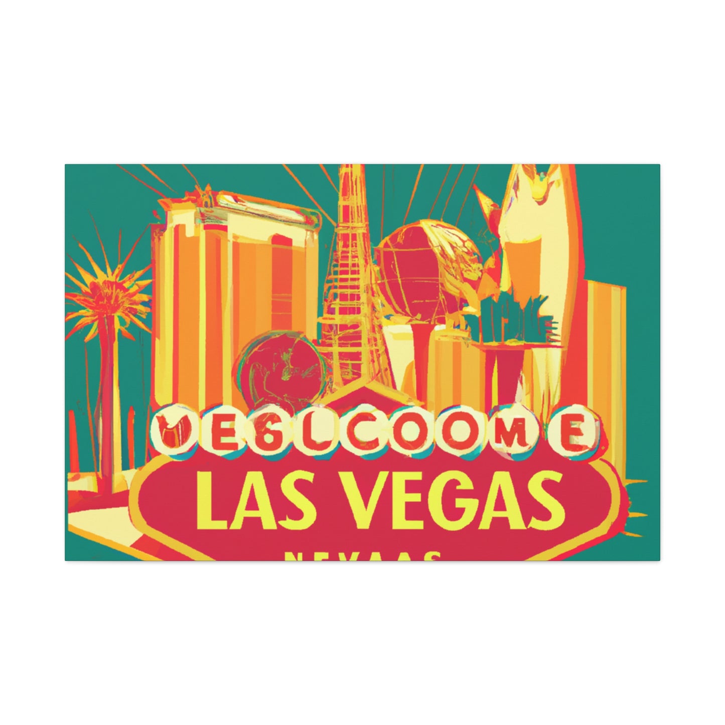 Wild Nights - Destination Vegas - Canvas