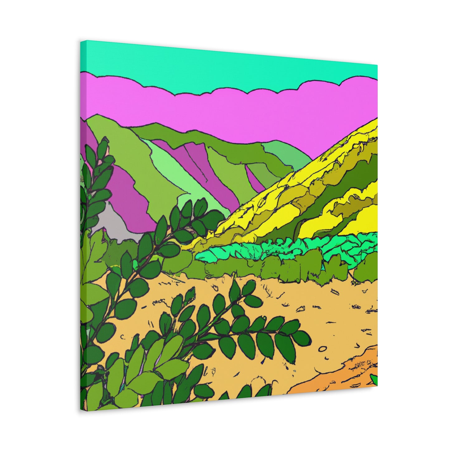 Calico-Landscape - Canvas