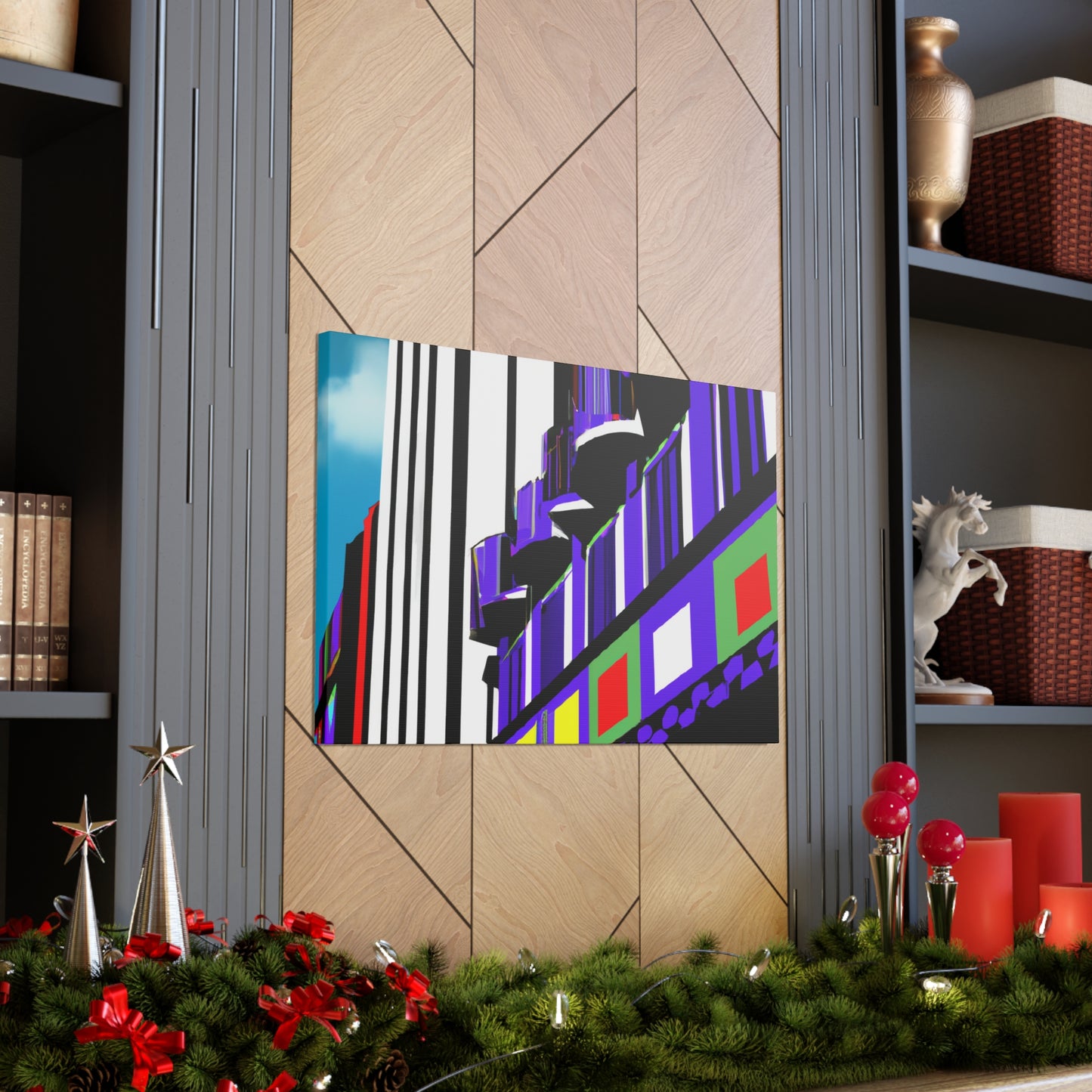 Lola's Fifties Follies. - Architectural Canvas Pop Art