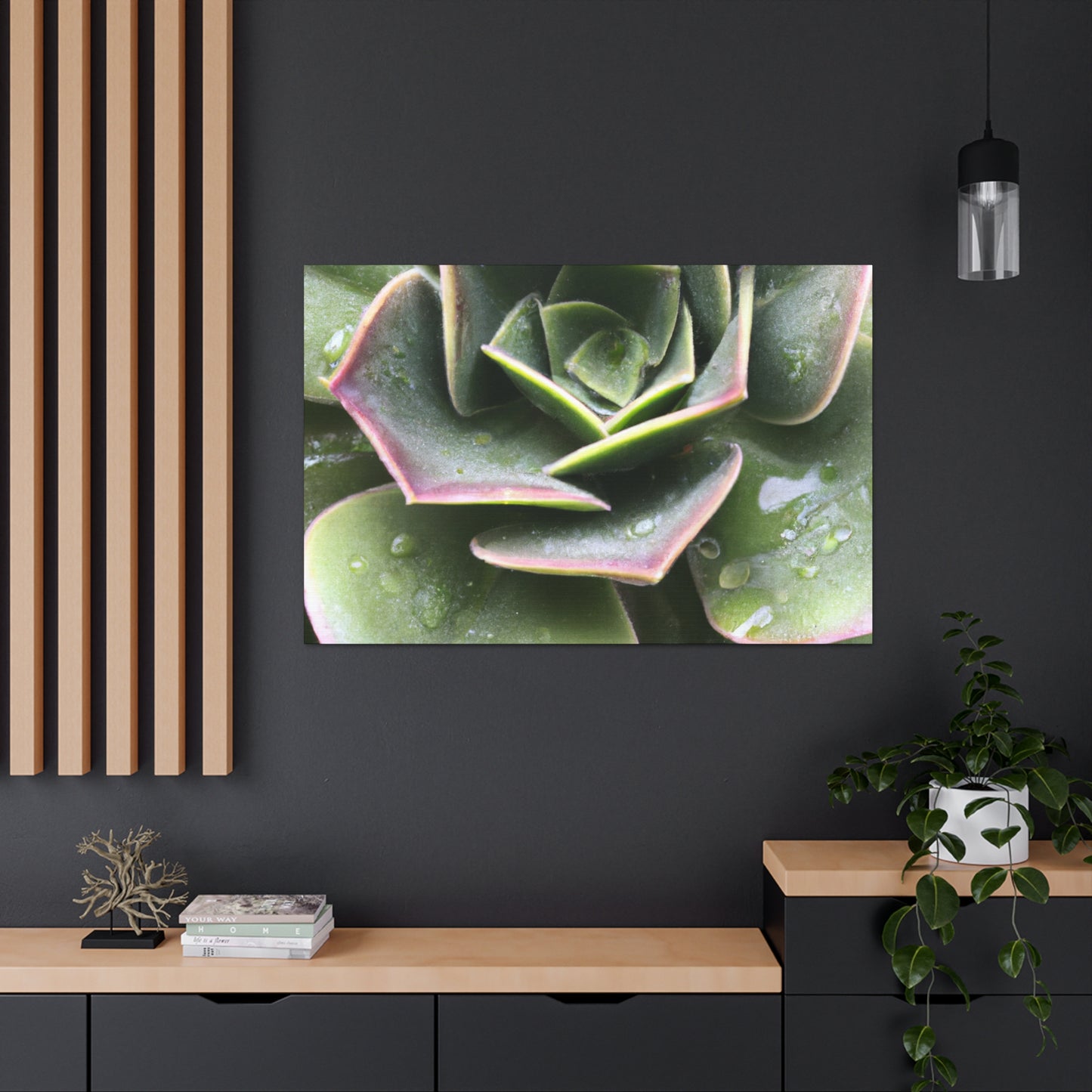 "Garden of Plenty." - Canvas - Succulent
