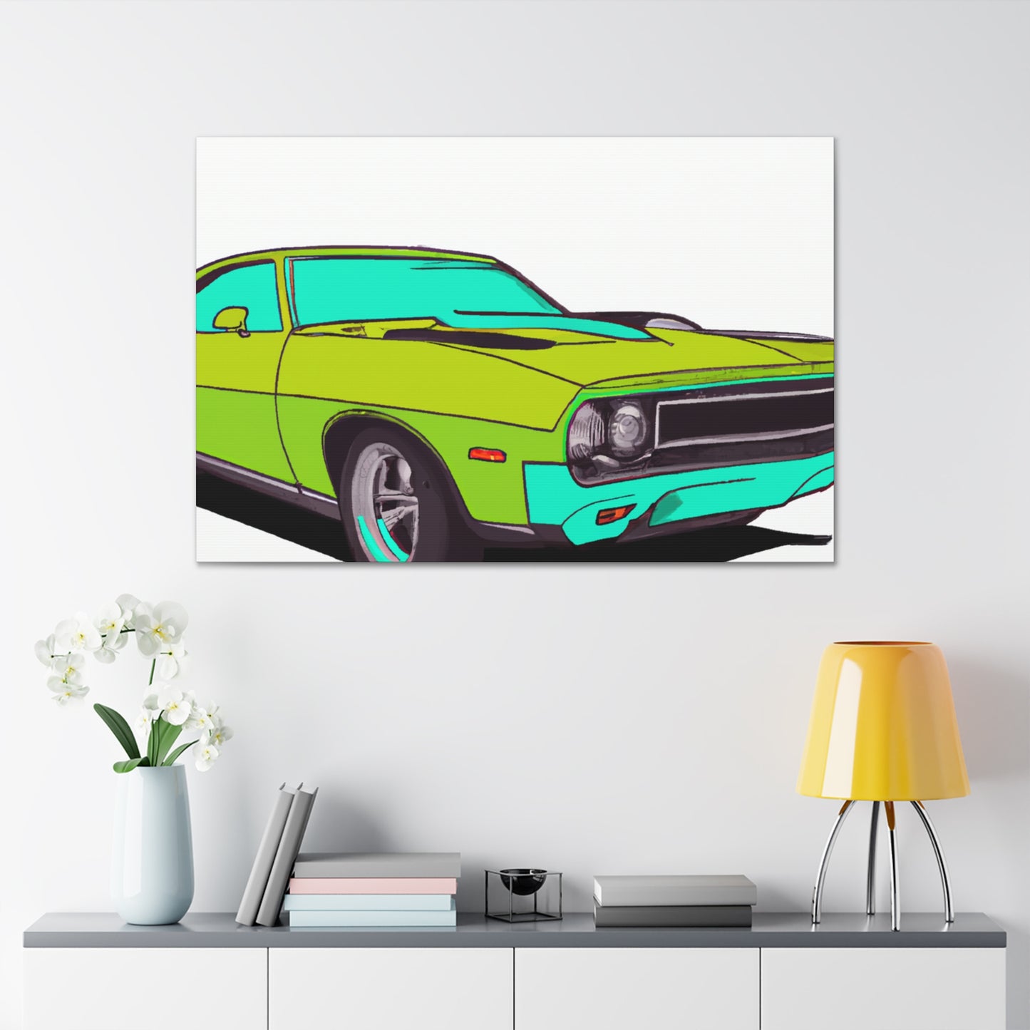 Blastin' Bomber - Automobile - Canvas