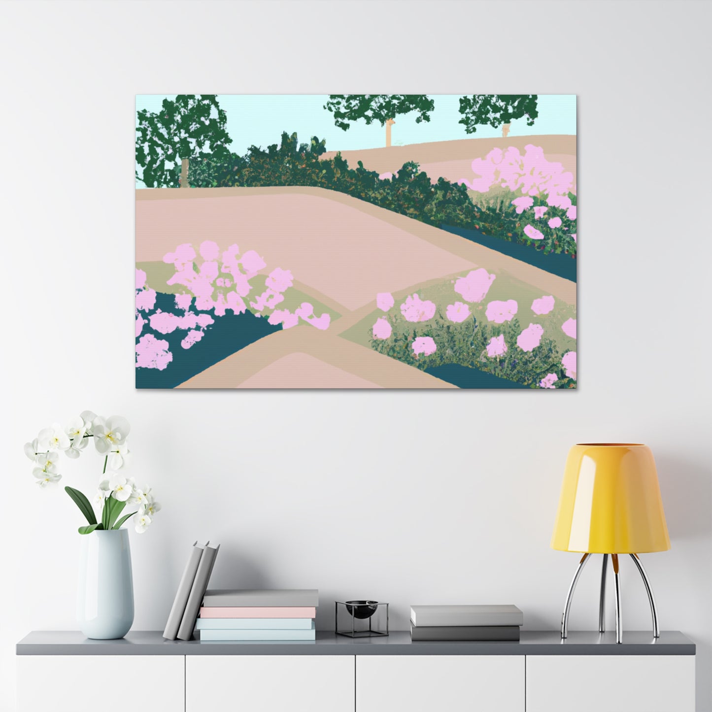 Floral Fantasy - Landscape - Canvas