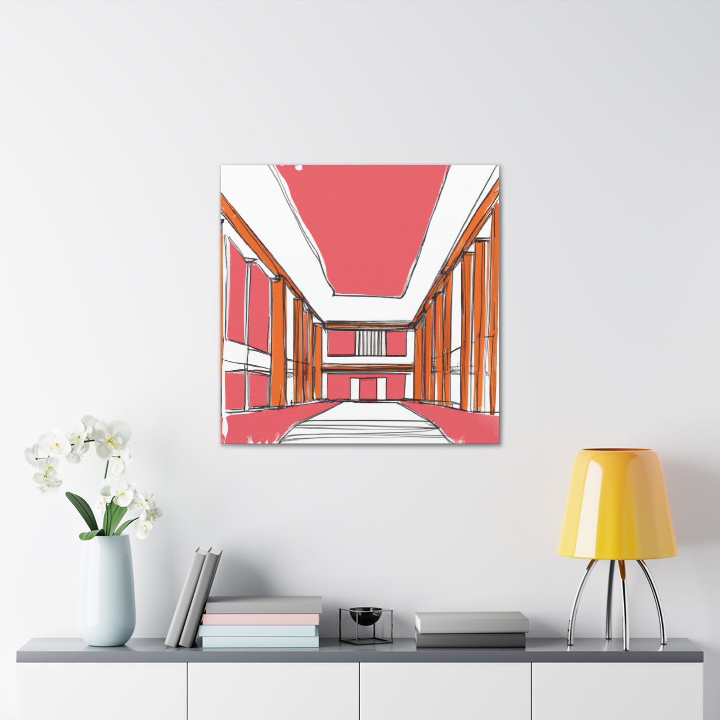 Claudine de Montport - Canvas - Architectural
