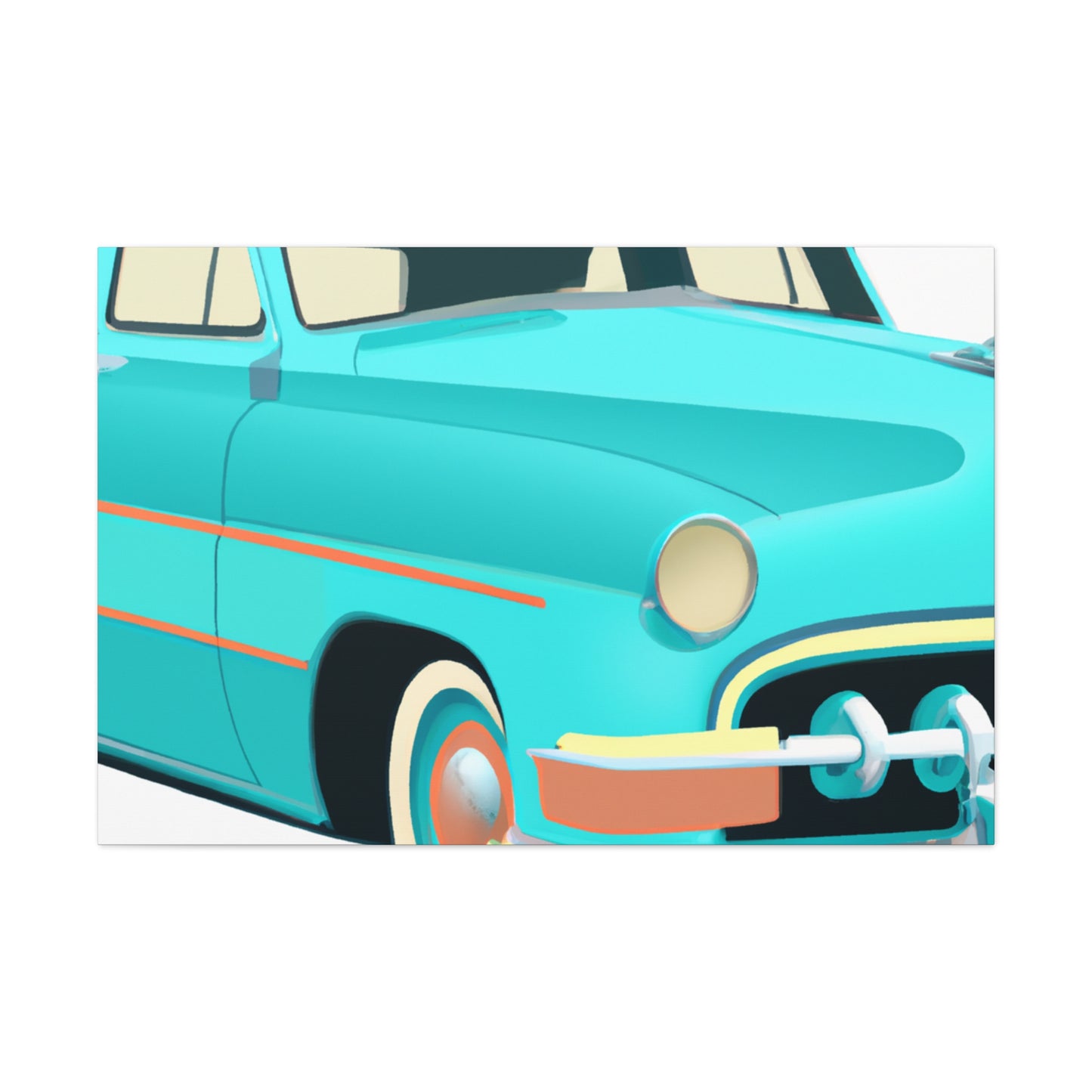 Ford Model-T Automobile - Canvas