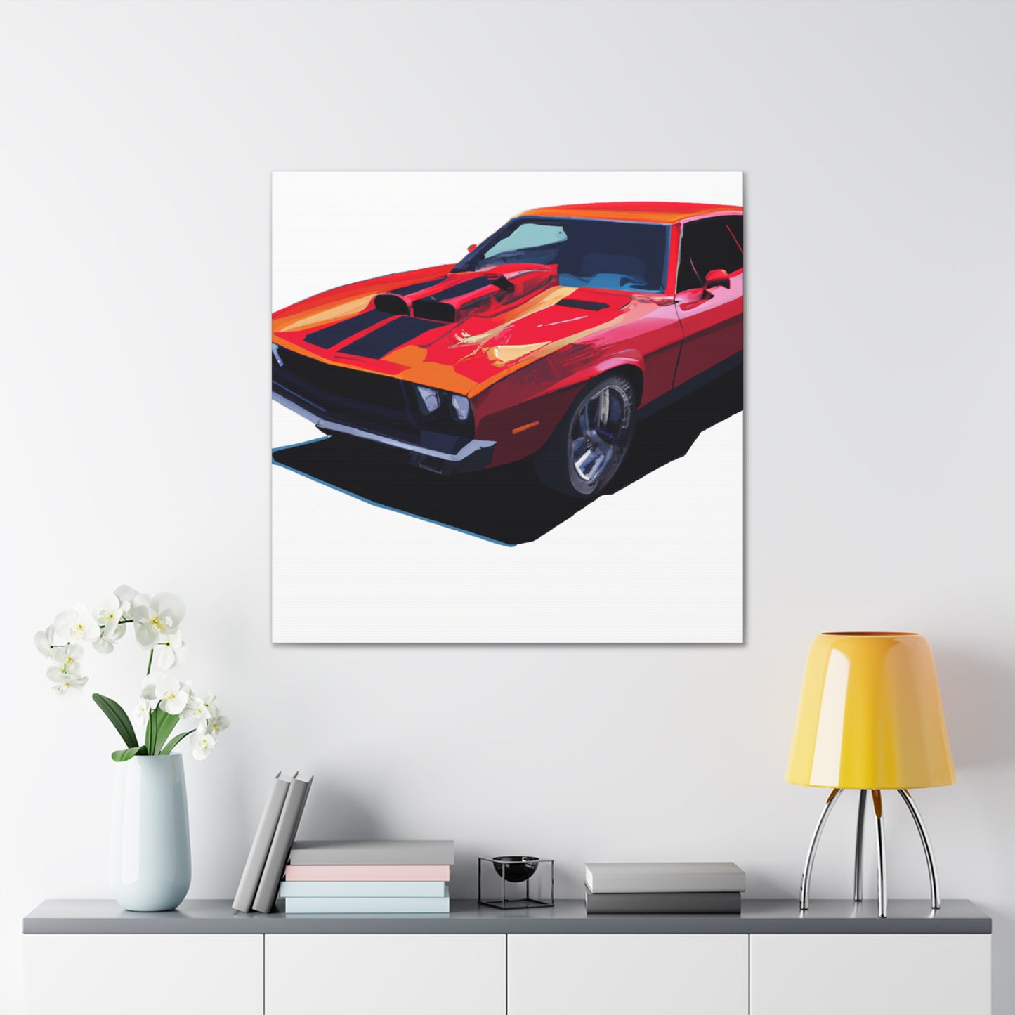 Hot Rod Thunder - Automobile - Canvas