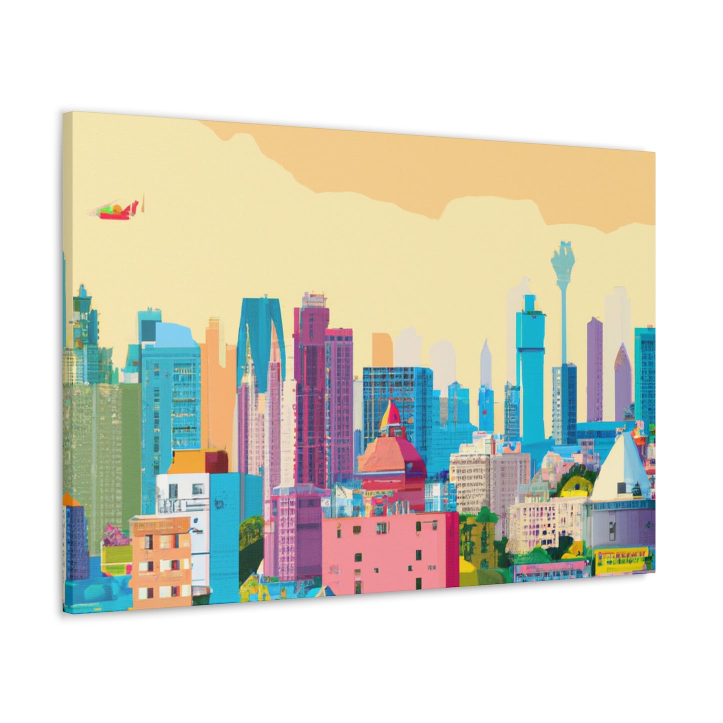 Vibrant Delhi - Destination India - Canvas