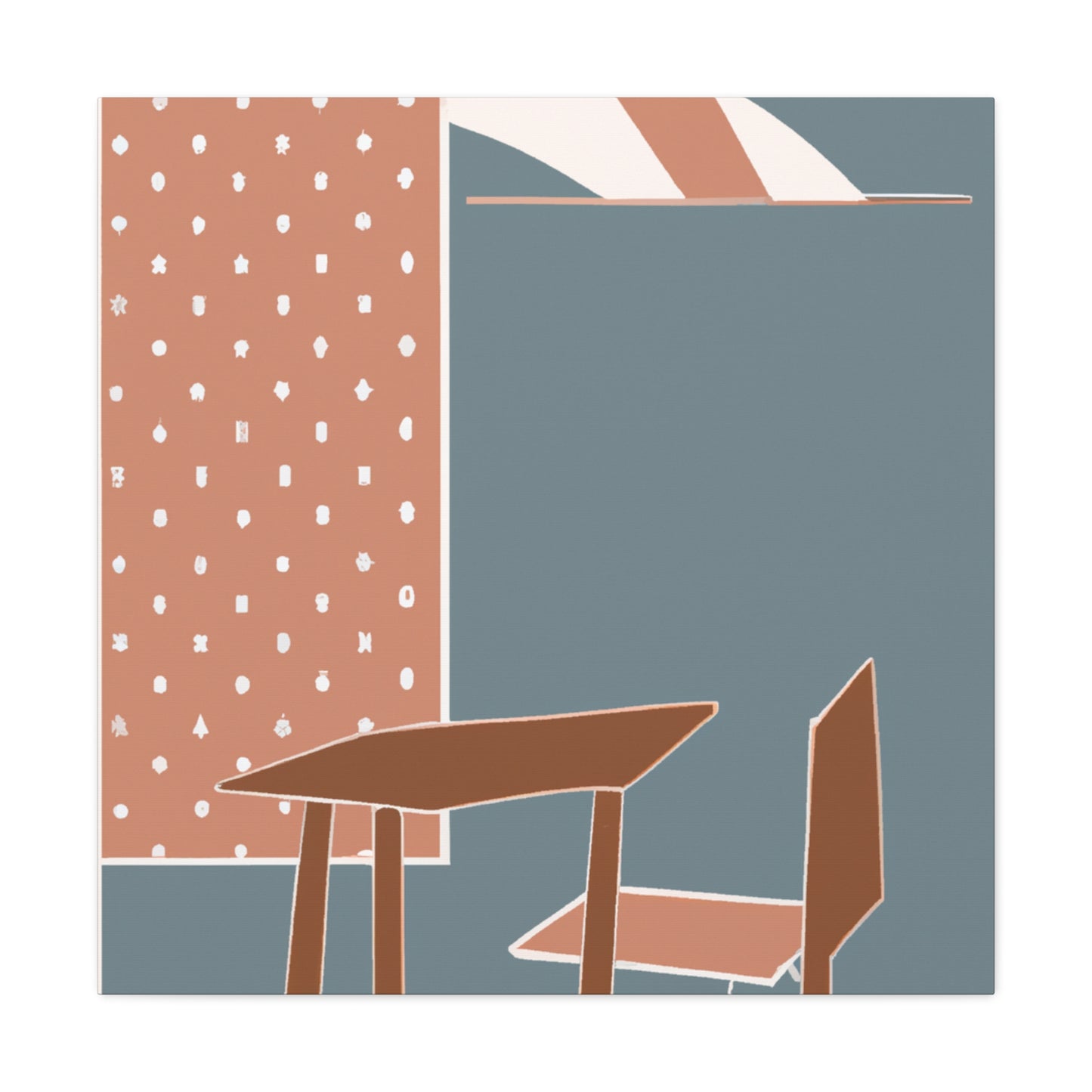 "Magnificent Bristleback" - Midcentury Canvas