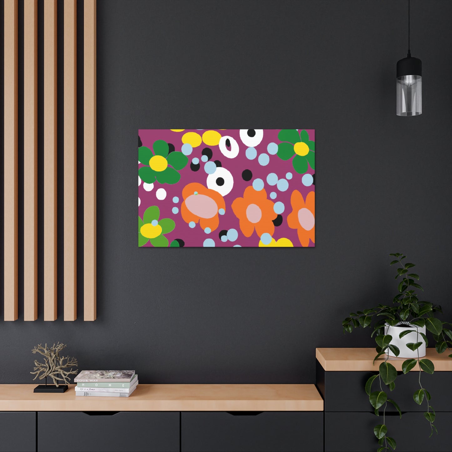 "Floral Fantasia" - Floral Canvas