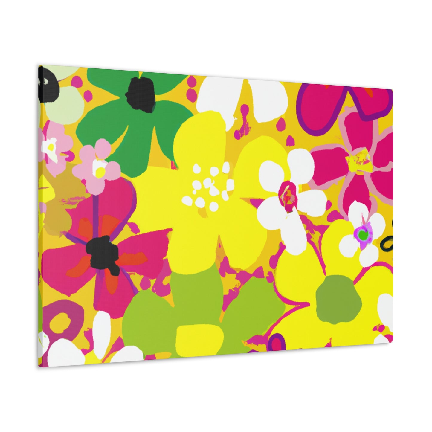 "The Magnificent Floral Symphony" - Canvas