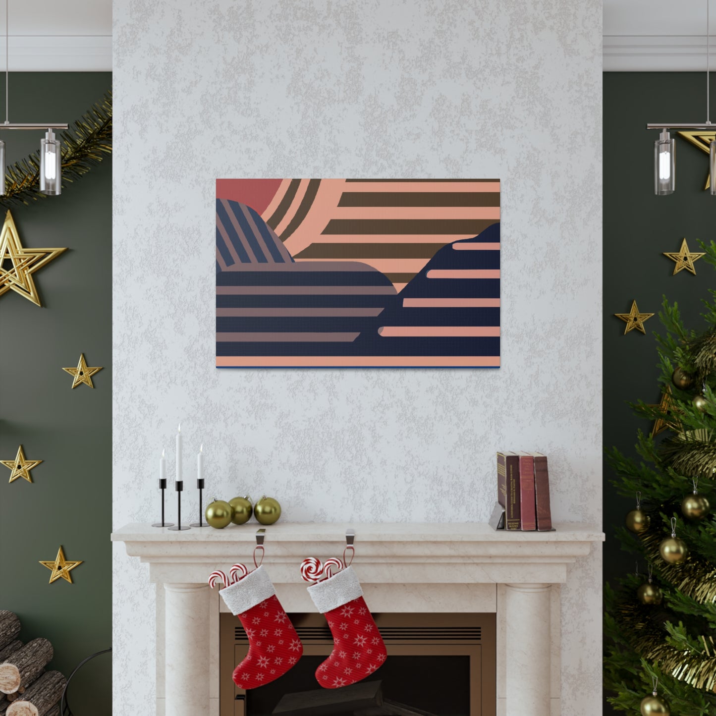 Horizontal Motion - Midcentury Canvas