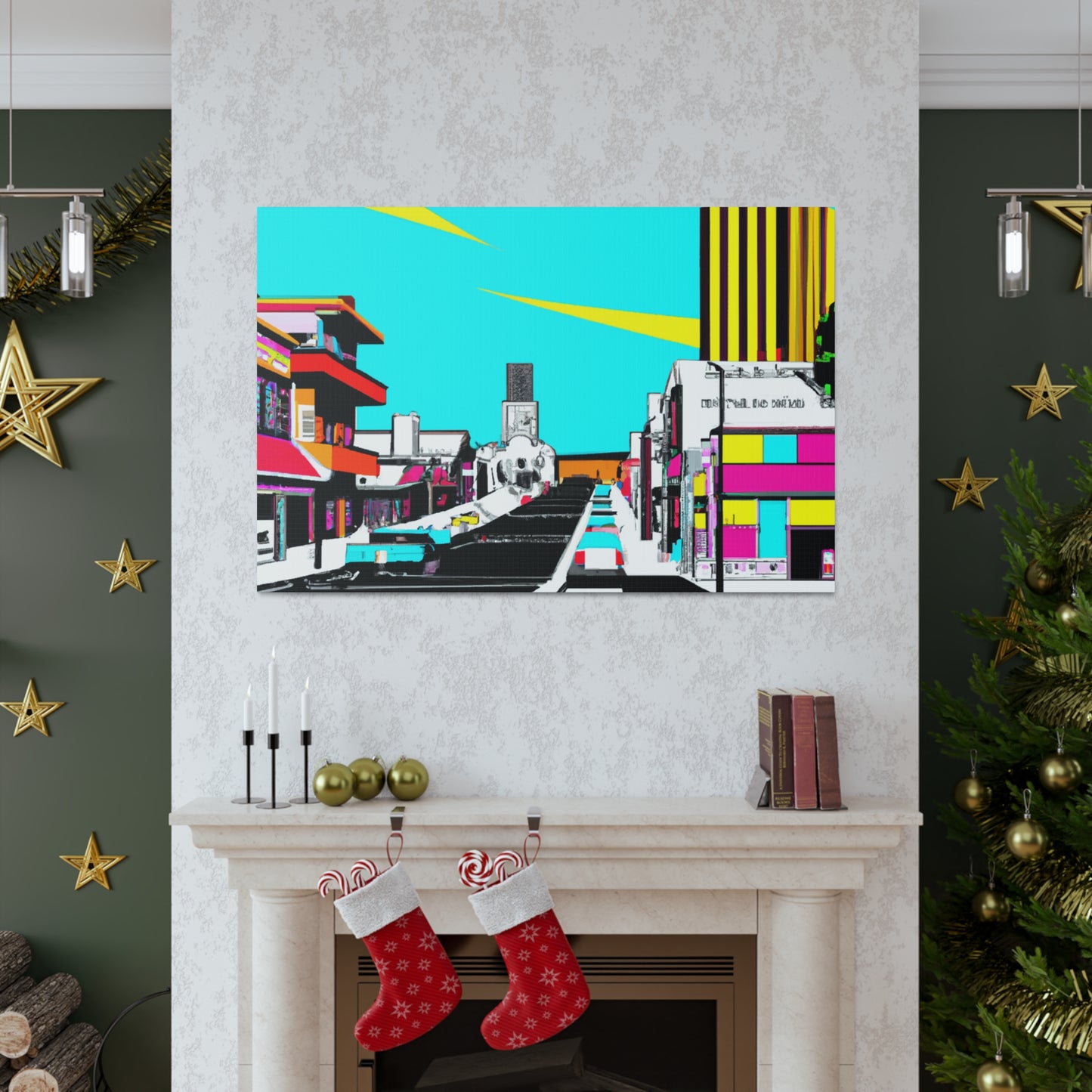 Futuristic Alley - Canvas Pop Art