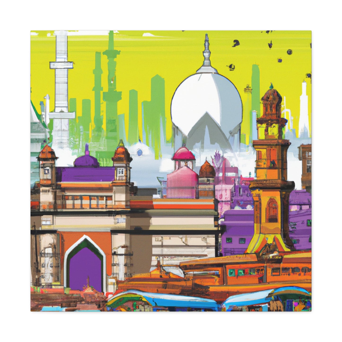 Ajanta Caves - Destination India - Canvas
