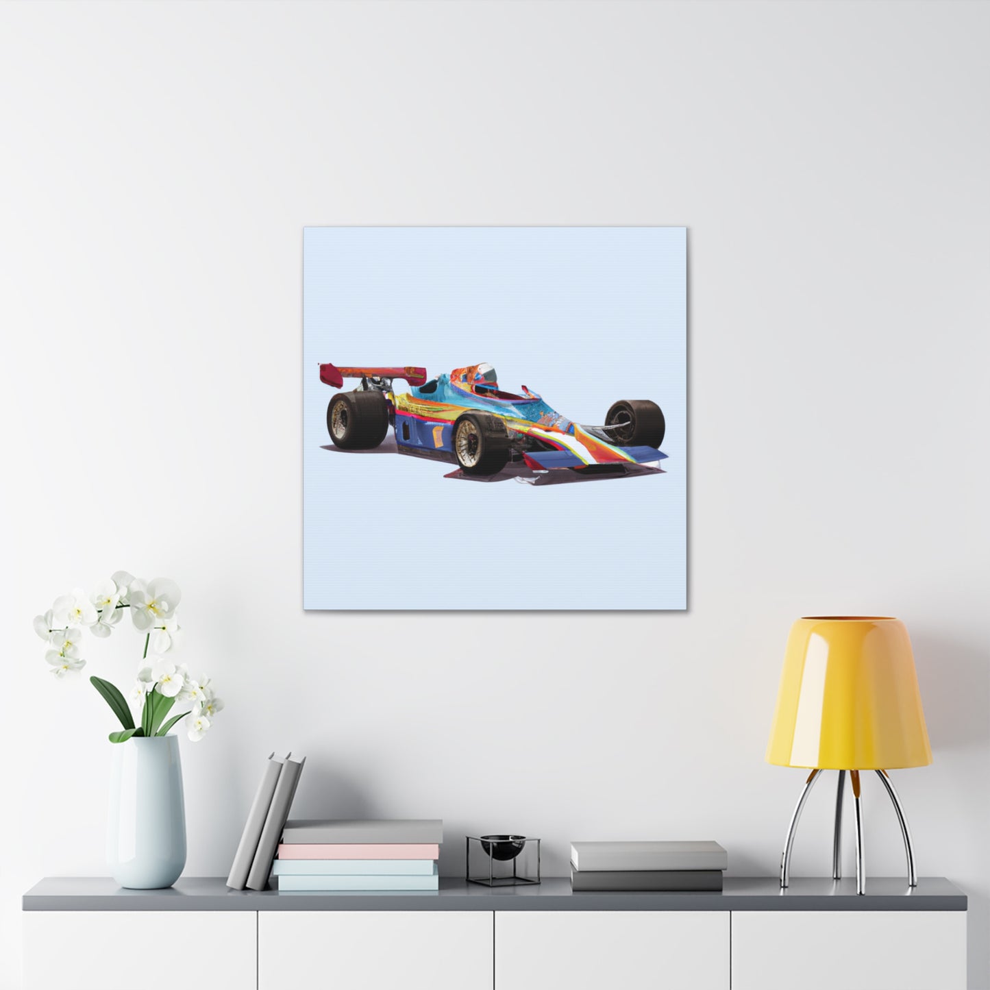 Blue Streak - Automobile - Canvas