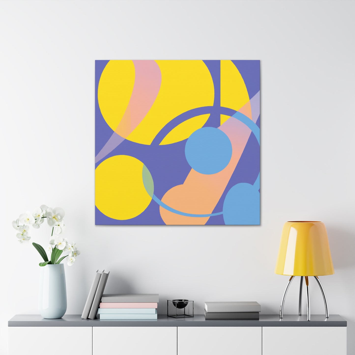 Geometric Escape - Midcentury - Canvas