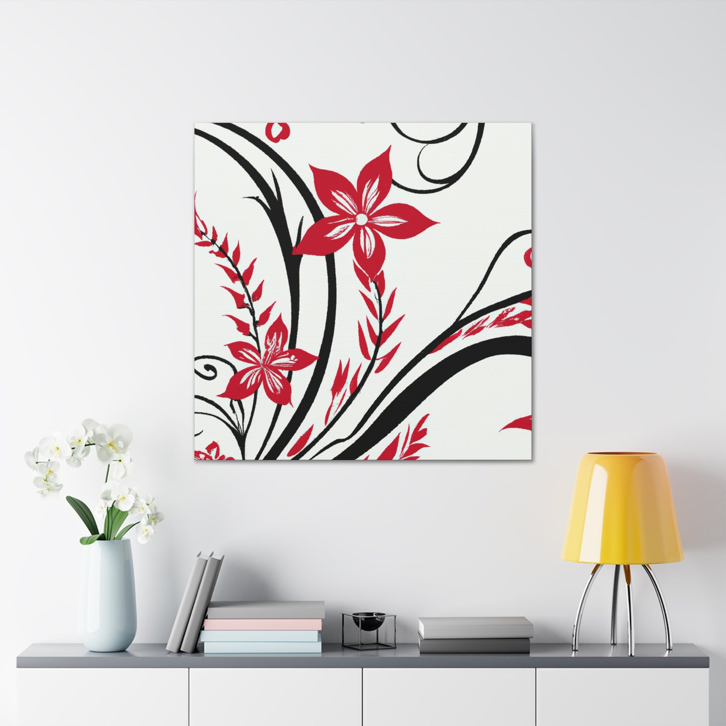 Blissful buds - Floral - Canvas