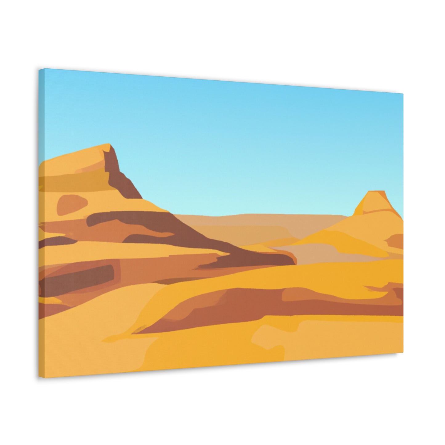 Sunrise Oasis-Landscape - Canvas - Desert