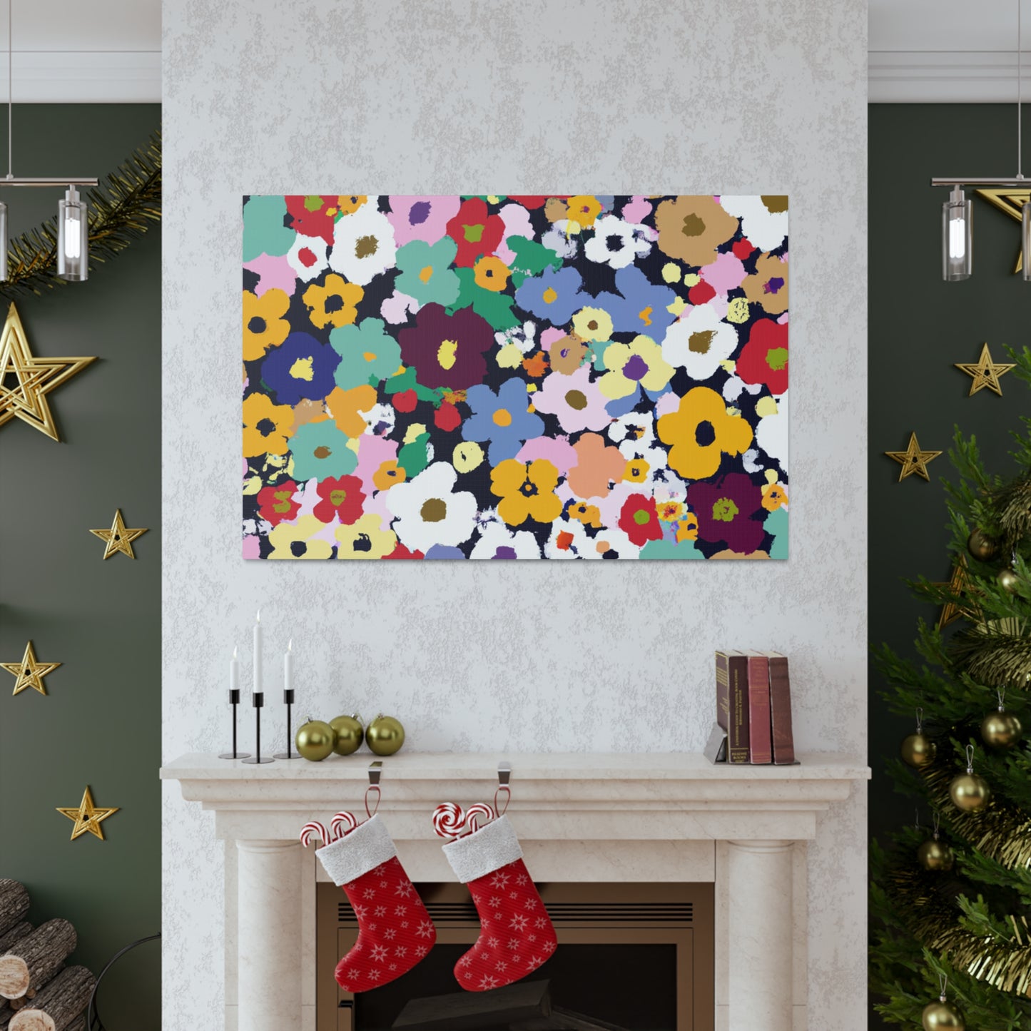 Petal Symphony - Floral Canvas