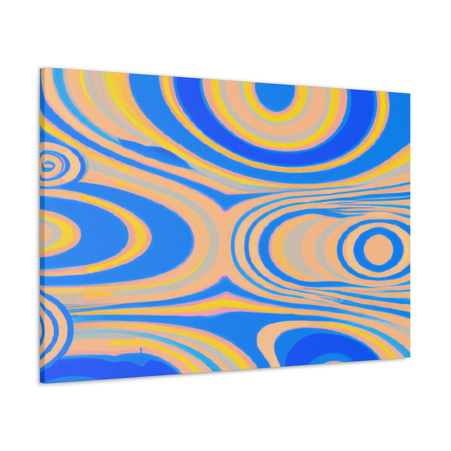 Aqua Flesh - Abstract - Canvas